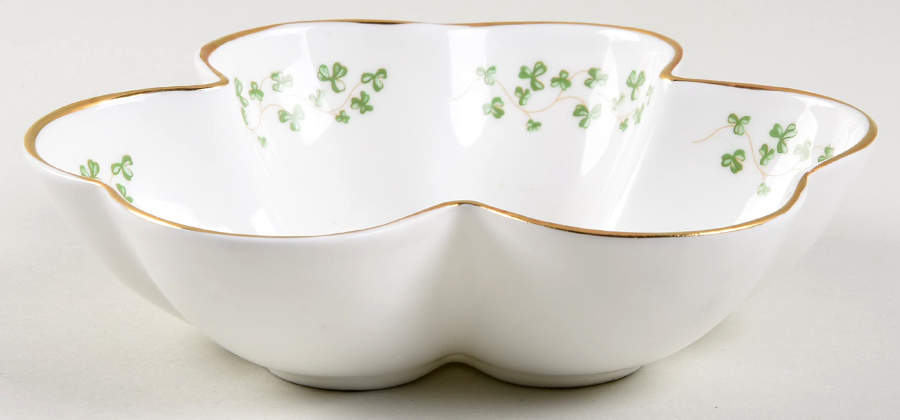 Shamrock Clover Shaped Dish by Royal Tara-1