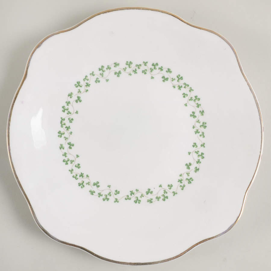 Shamrock Cookie Plate by Royal Tara-1
