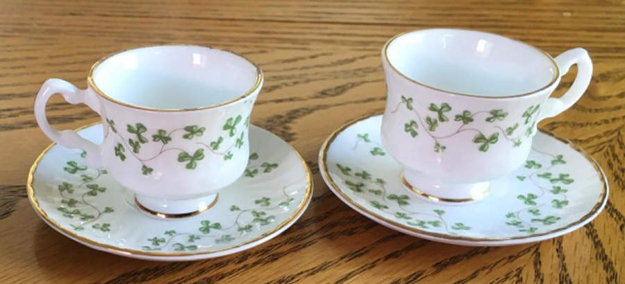 Shamrock Child's Teapot & Lid by Royal Tara-1
