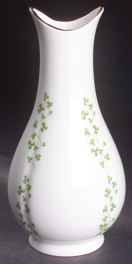 Shamrock 6" Bud Vase by Royal Tara-1