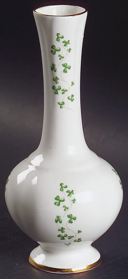 Shamrock 6" Bud Vase by Royal Tara-1