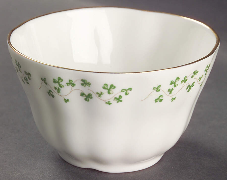 Shamrock Open Sugar Bowl by Royal Tara-1