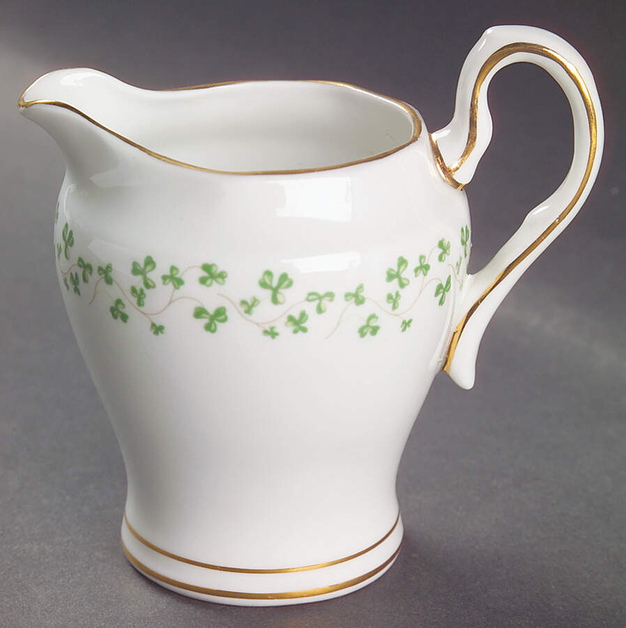 Shamrock Creamer by Royal Tara-1