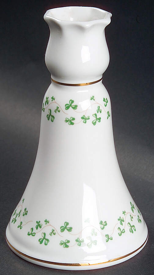 Shamrock 5" Candlestick by Royal Tara-1
