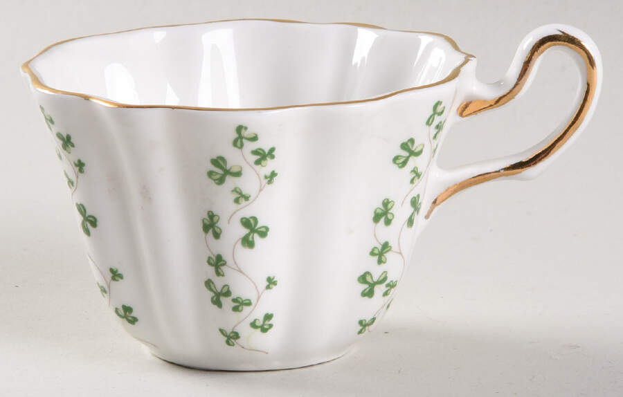 Shamrock Flat Cup by Royal Tara-1