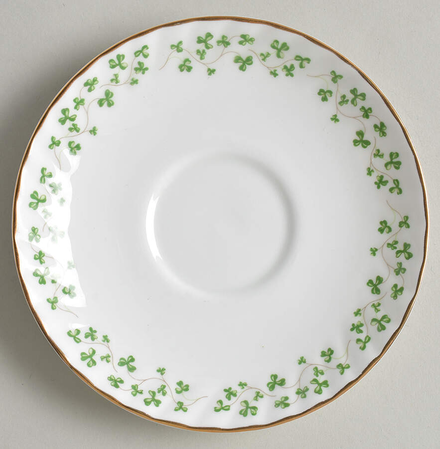 Shamrock Saucer for Footed Cup by Royal Tara-1