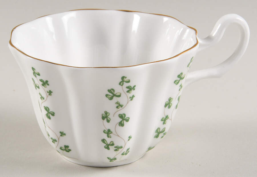 Shamrock Flat Cup by Royal Tara-1