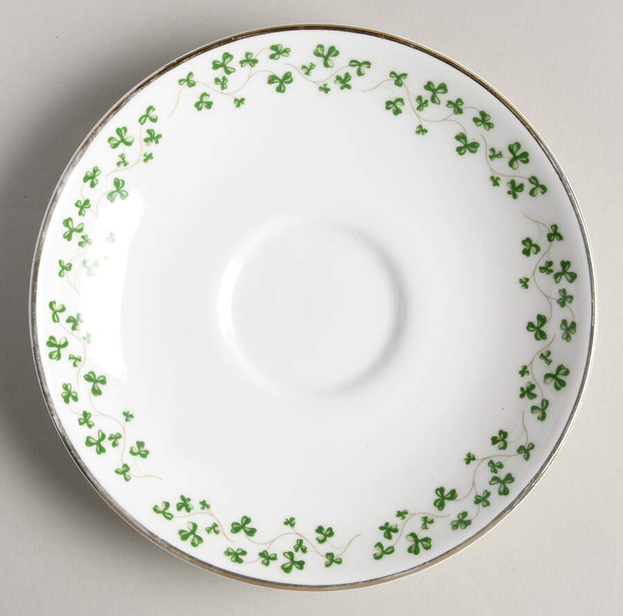 Shamrock Saucer for Footed Cup by Royal Tara-1