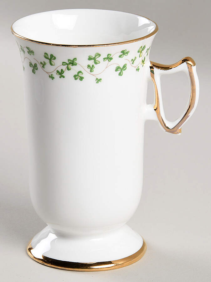 Shamrock Irish Coffee Mug by Royal Tara-1