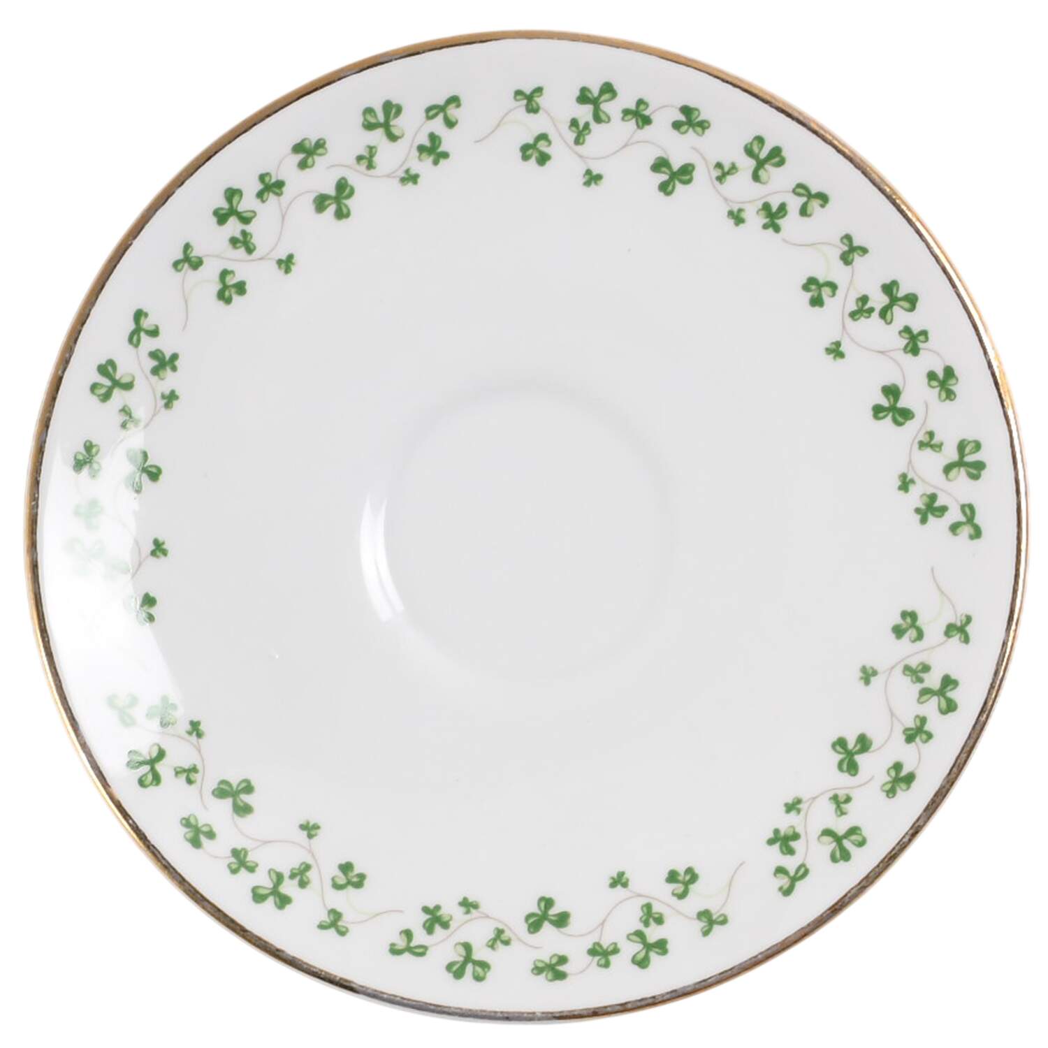 Shamrock Saucer for Footed Cup by Royal Tara-1