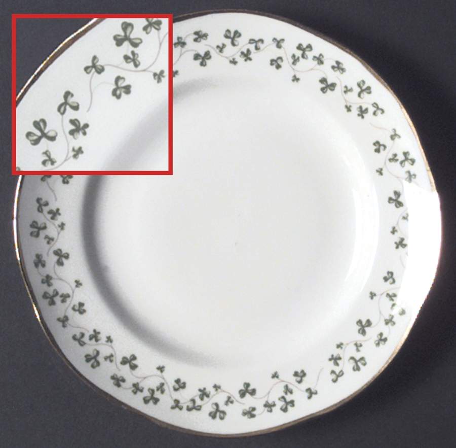 Shamrock Bread & Butter Plate by Royal Tara-1