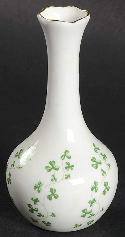 Shamrock 4" Bud Vase by Royal Tara-1