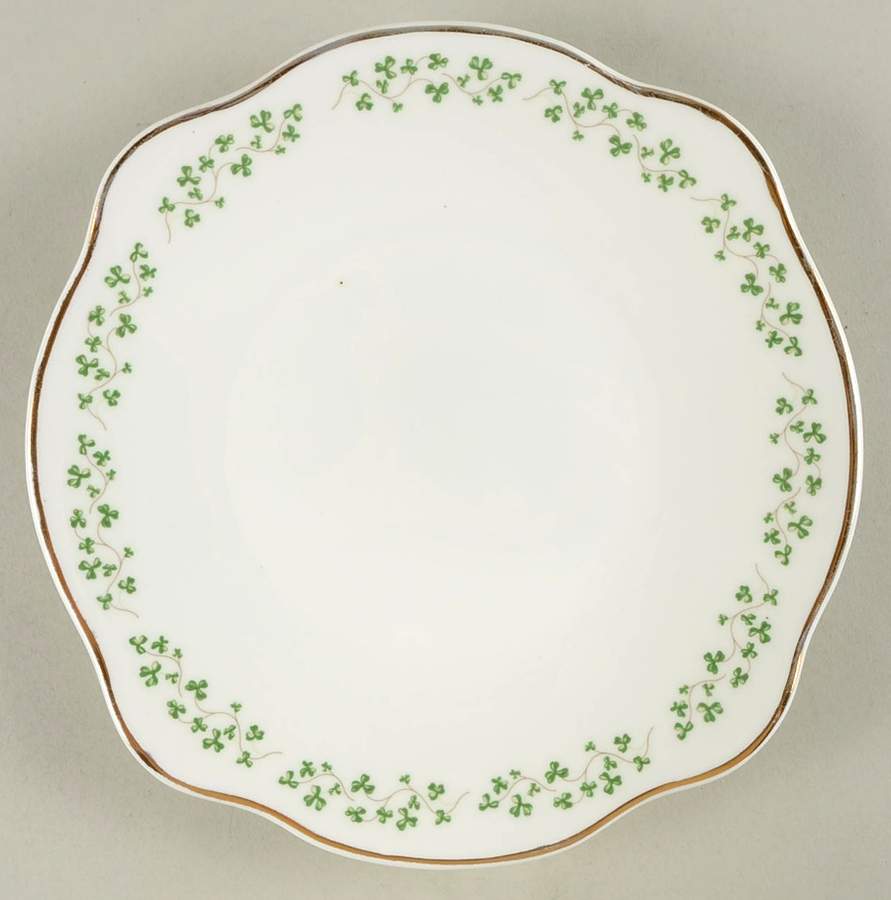 Shamrock Cookie Plate by Royal Tara-1