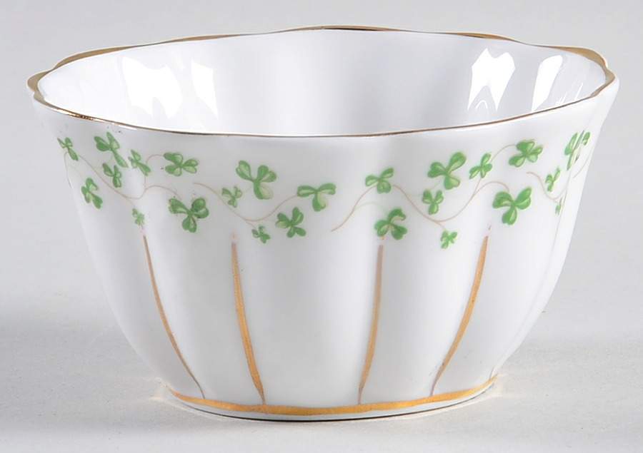 Shamrock Mini Open Sugar Bowl by Royal Tara-1