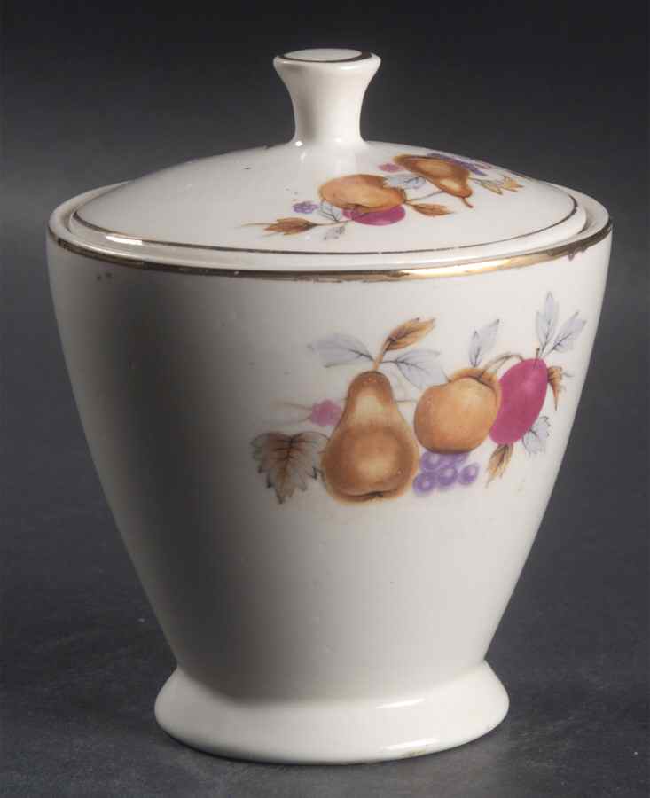 Autumn Fruit Sugar Bowl & Lid by Royal Taunton-1