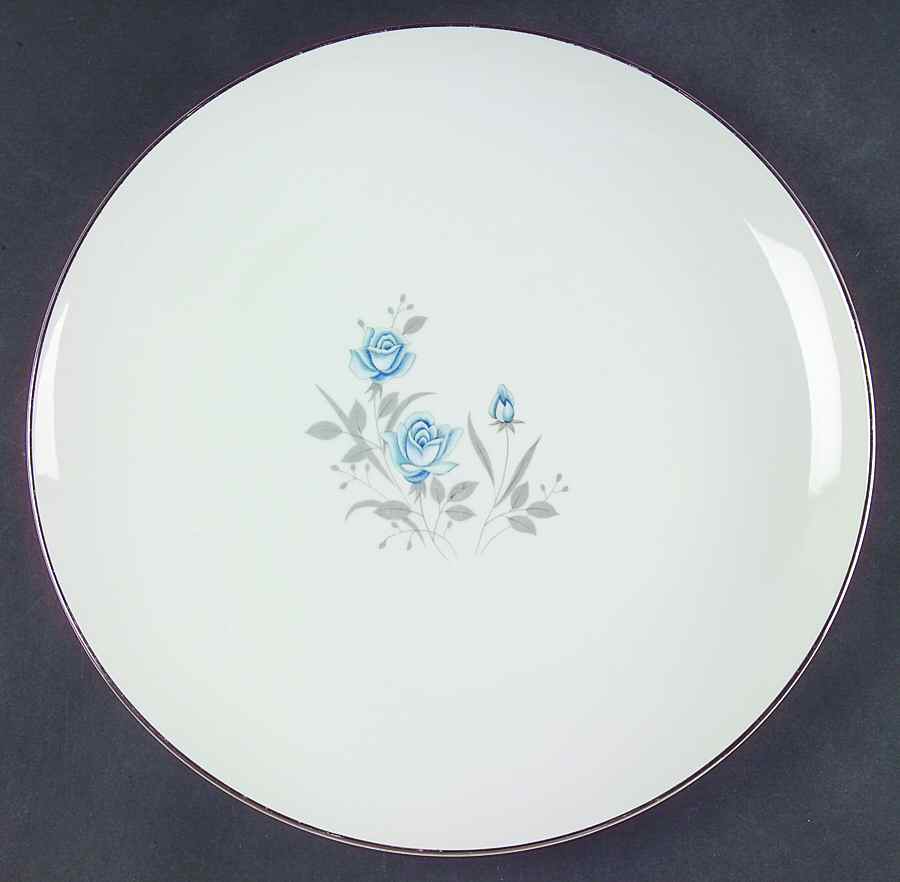 Blue Rose 12" Chop Plate (Round Platter) by Royal Taunton-1