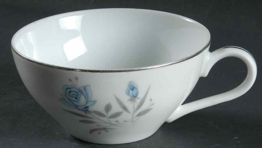 Blue Rose Flat Cup by Royal Taunton-1