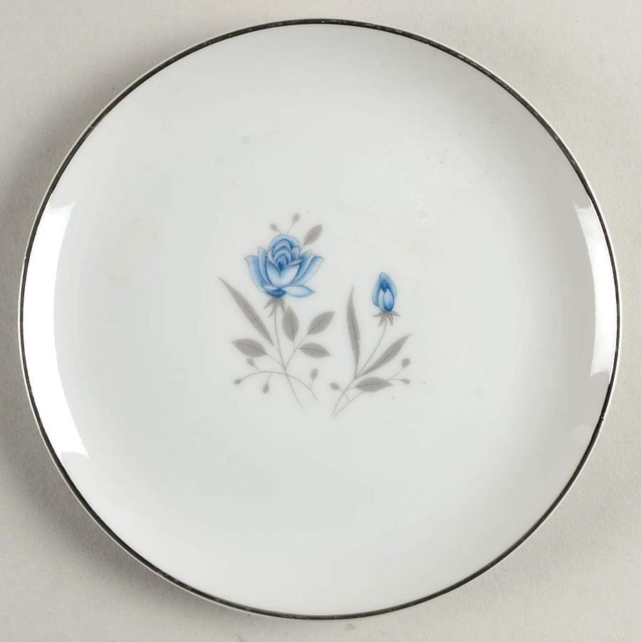 Blue Rose Bread & Butter Plate by Royal Taunton-1