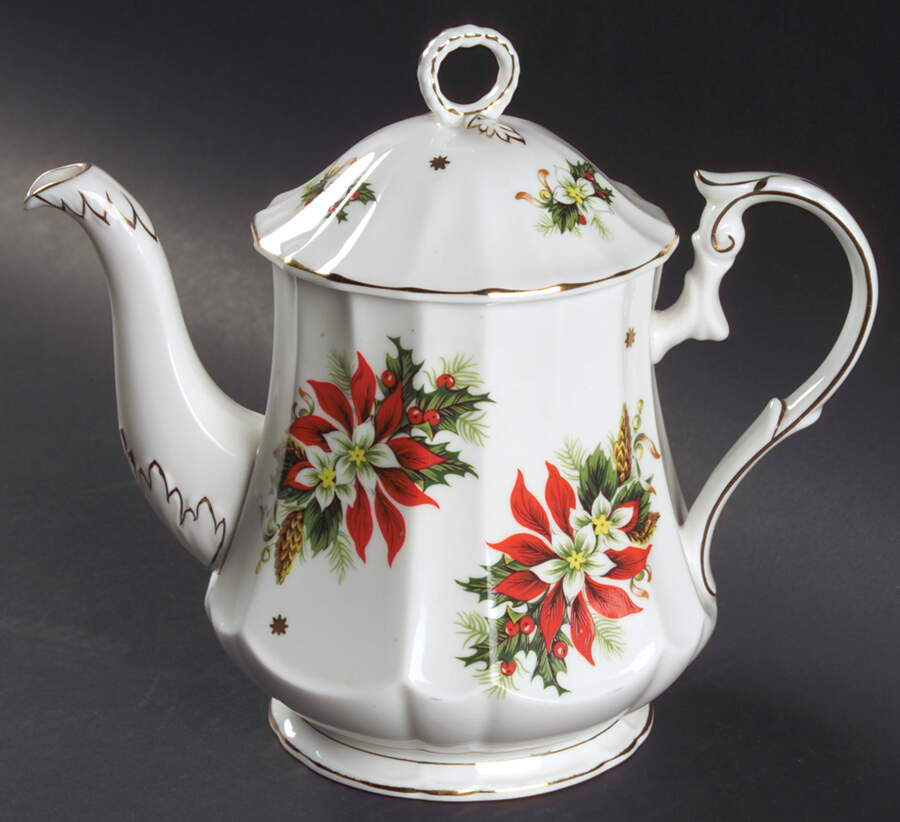 Noel Teapot & Lid by Royalty China-1
