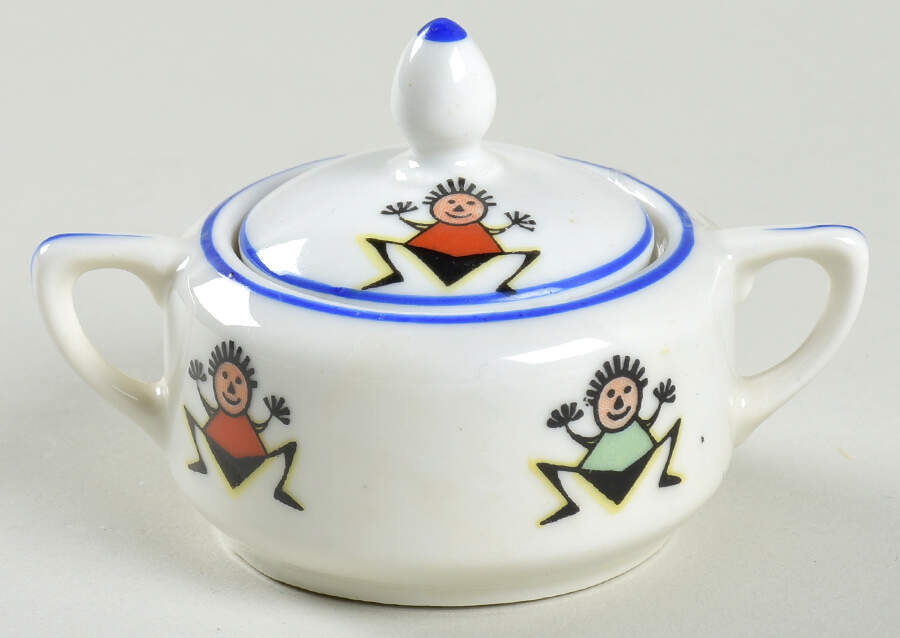 RUD2 Child's Sugar Bowl & Lid by Rudolstadt-1