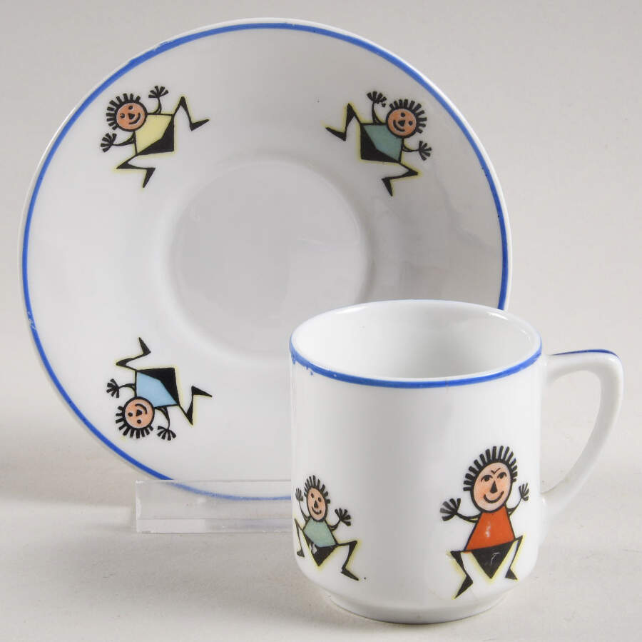 RUD2 Child's Cup & Saucer Set by Rudolstadt-1