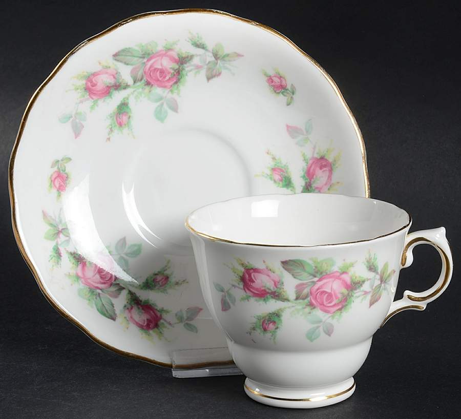 7329 Footed Cup & Saucer Set by Royal Vale-1