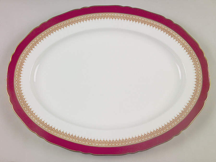 Admiration 17" Oval Serving Platter by Royal Worcester-1