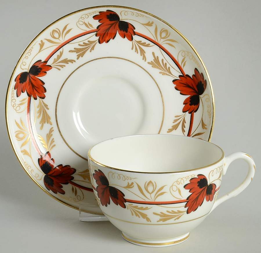 Albany Footed Cup & Saucer Set by Royal Worcester-1