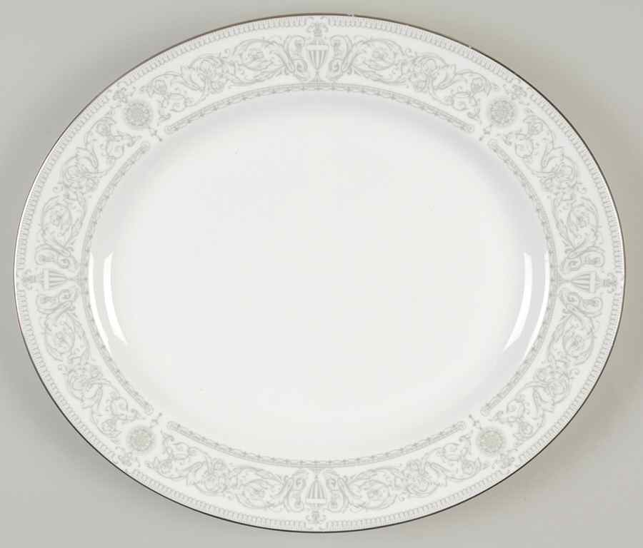Allegro 13" Oval Serving Platter by Royal Worcester-1
