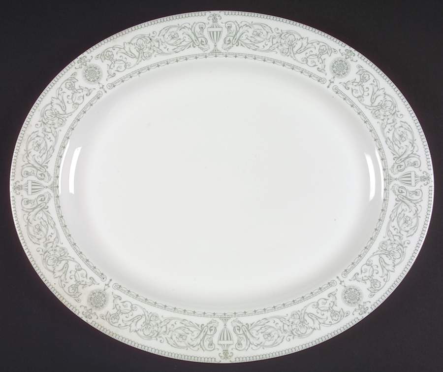 Allegro 15" Oval Serving Platter by Royal Worcester-1