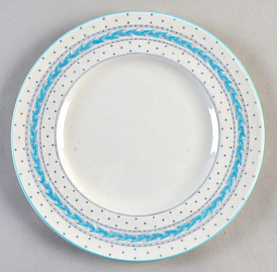 Alpine Blue Turquoise Luncheon Plate by Royal Worcester-1
