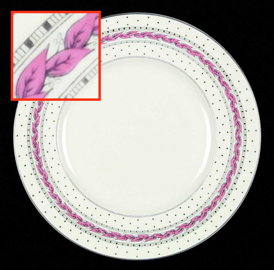 Alpine Pink Dinner Plate by Royal Worcester-1
