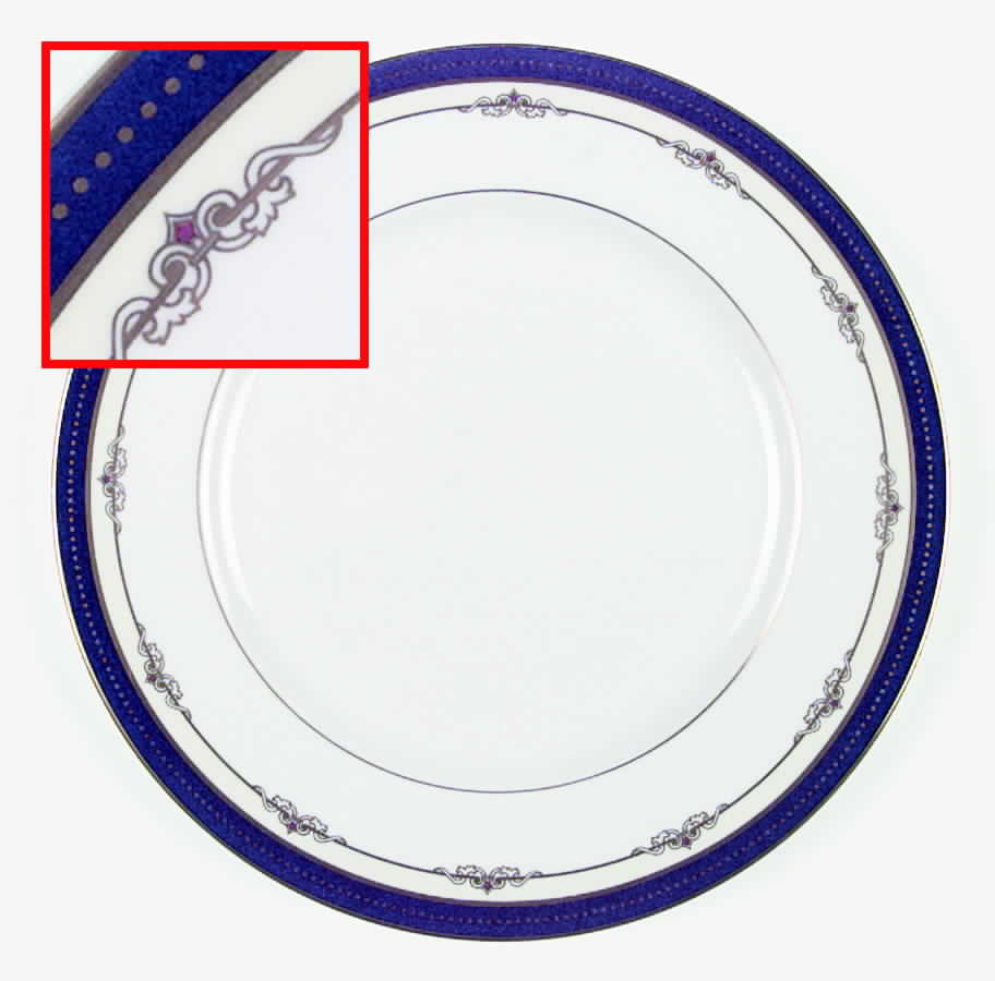 Ambassador Blue Dinner Plate by Royal Worcester-1