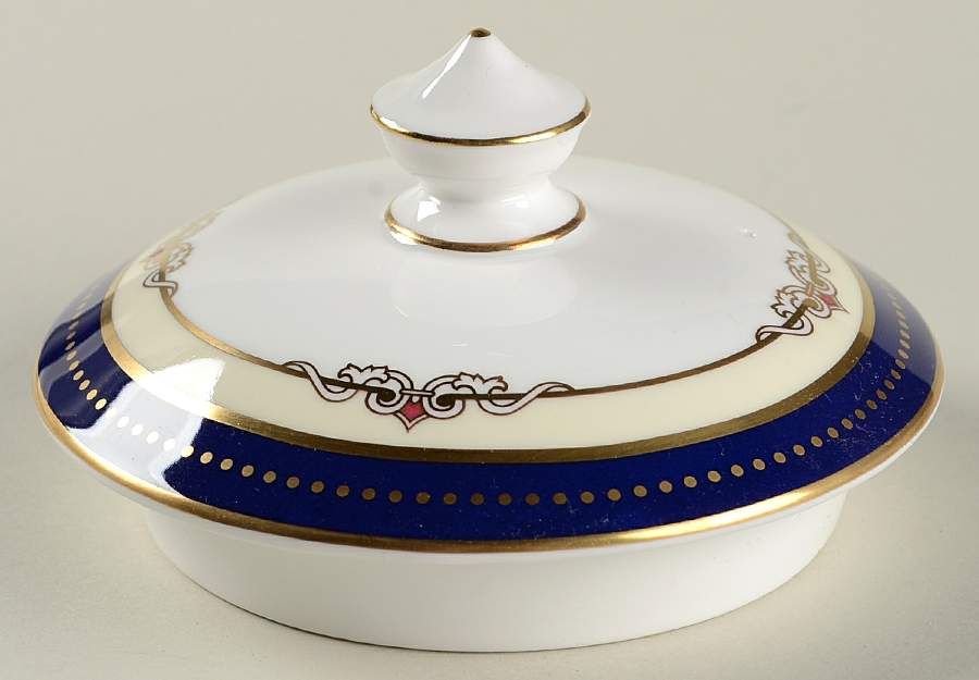 Ambassador Blue Lid for Teapot by Royal Worcester-1