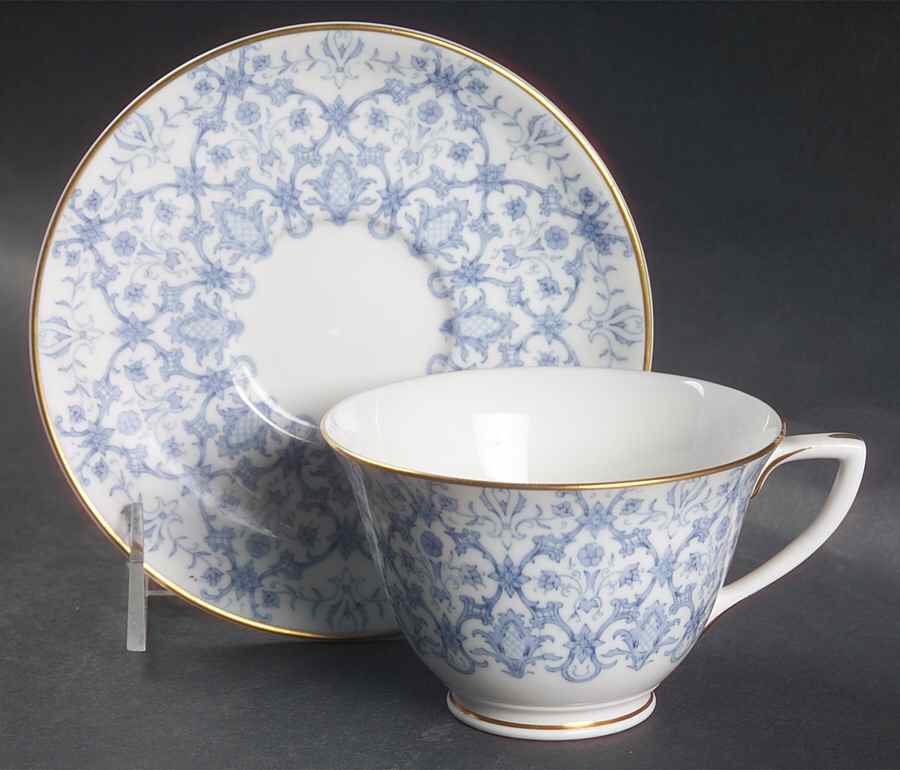 Aragon Footed Cup & Saucer Set by Royal Worcester-1
