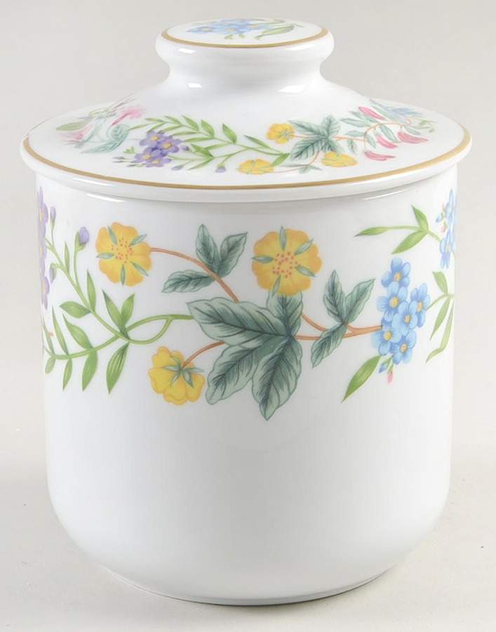 Arcadia Small Canister & Lid by Royal Worcester-1