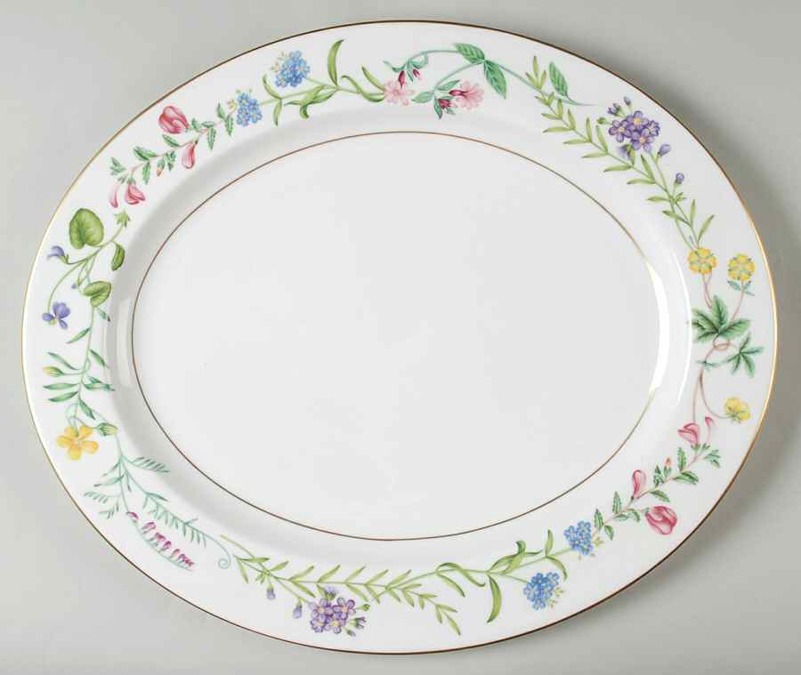 Arcadia 15" Oval Serving Platter by Royal Worcester-1