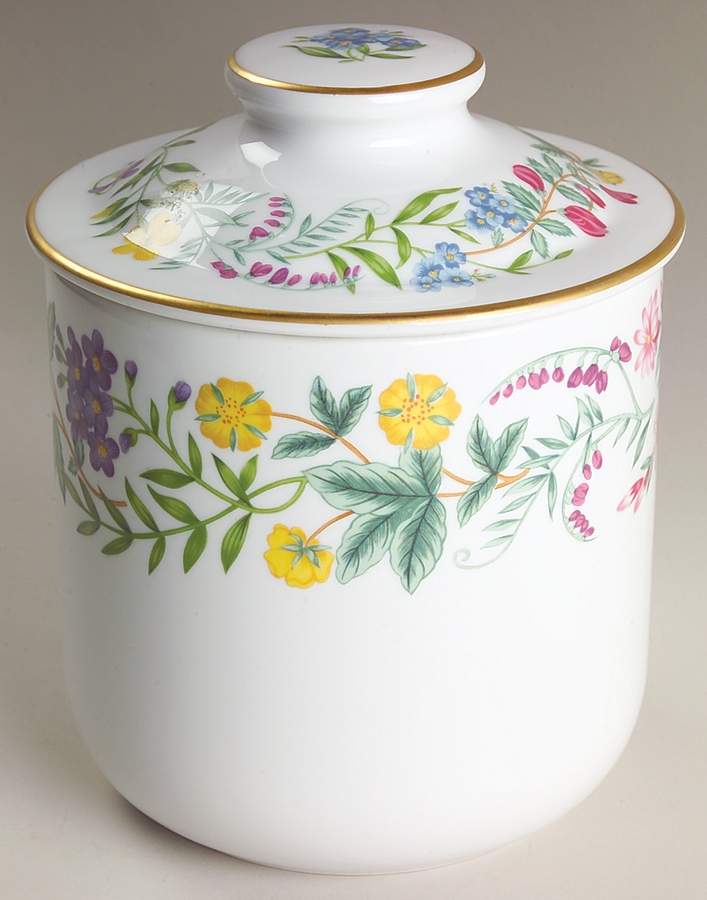 Arcadia Large Canister & Lid by Royal Worcester-1