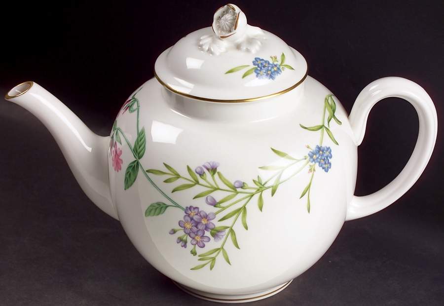 Arcadia Teapot & Lid by Royal Worcester-1