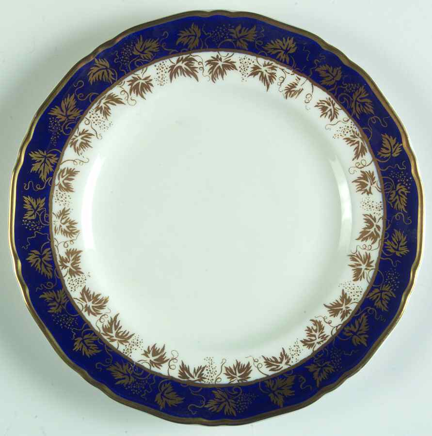 Arundel Blue (Scalloped) Bread & Butter Plate by Royal Worcester-1