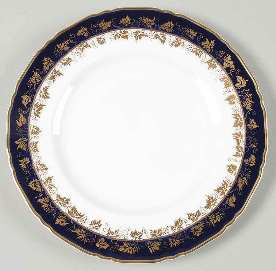 Arundel Blue (Scalloped) Salad Plate by Royal Worcester-1