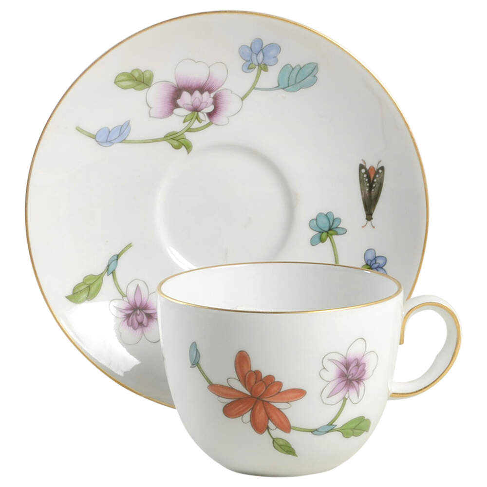 Astley (Oven To Table) Flat Cup & Saucer Set by Royal Worcester-1