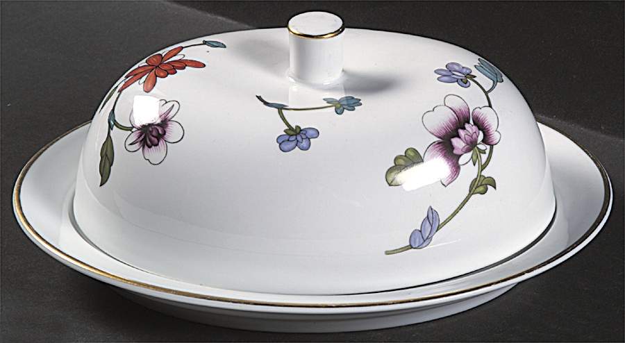 Astley (Oven To Table) Oval Covered Butter by Royal Worcester-1