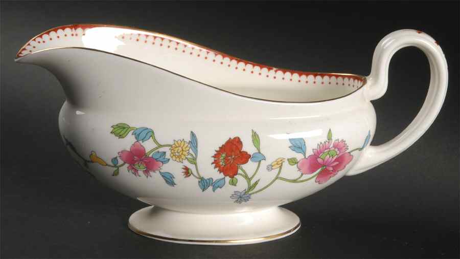 Astley (Bone) Gravy Boat by Royal Worcester-1