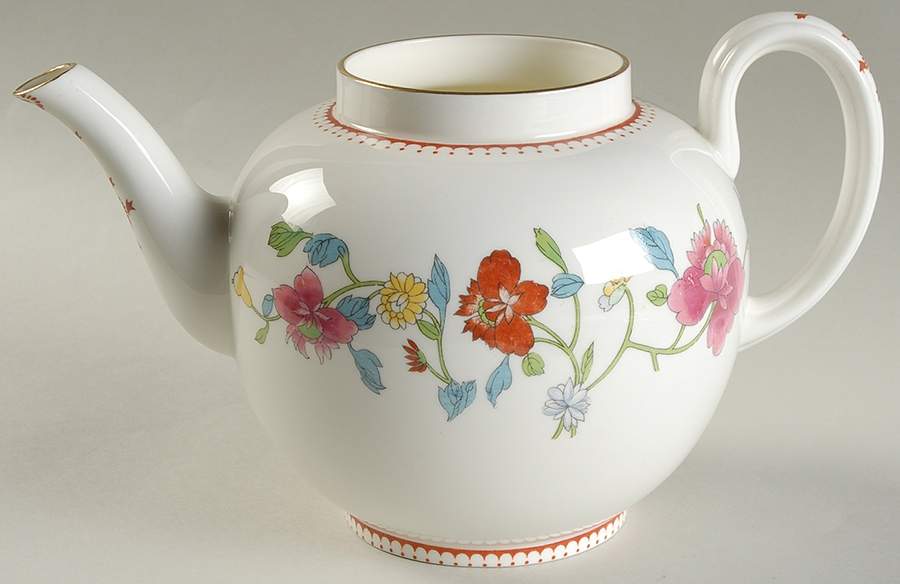 Astley (Bone) Teapot No Lid by Royal Worcester-1