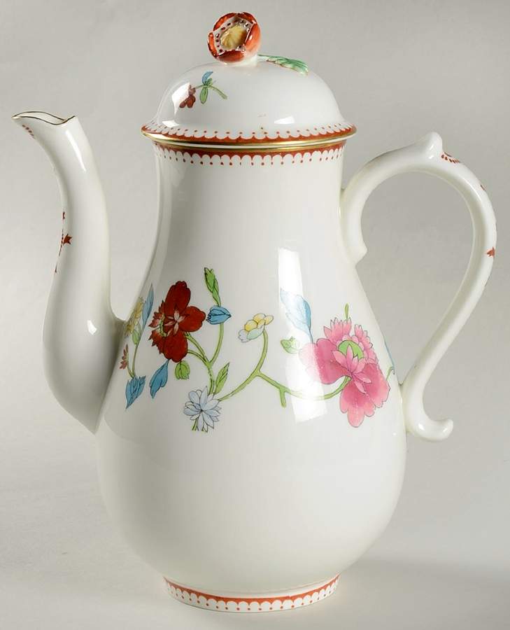 Astley (Bone) Small Coffee Pot & Lid by Royal Worcester-1