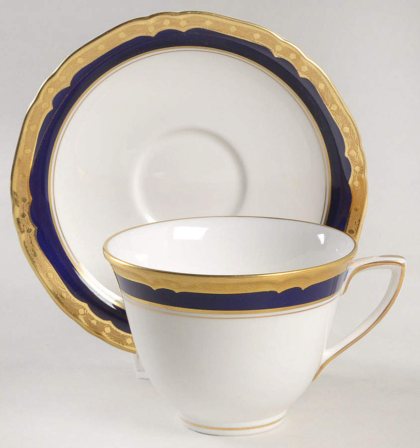 Aston Flat Cup & Saucer Set by Royal Worcester-1