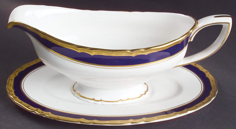 Aston Gravy Boat & Underplate by Royal Worcester-1
