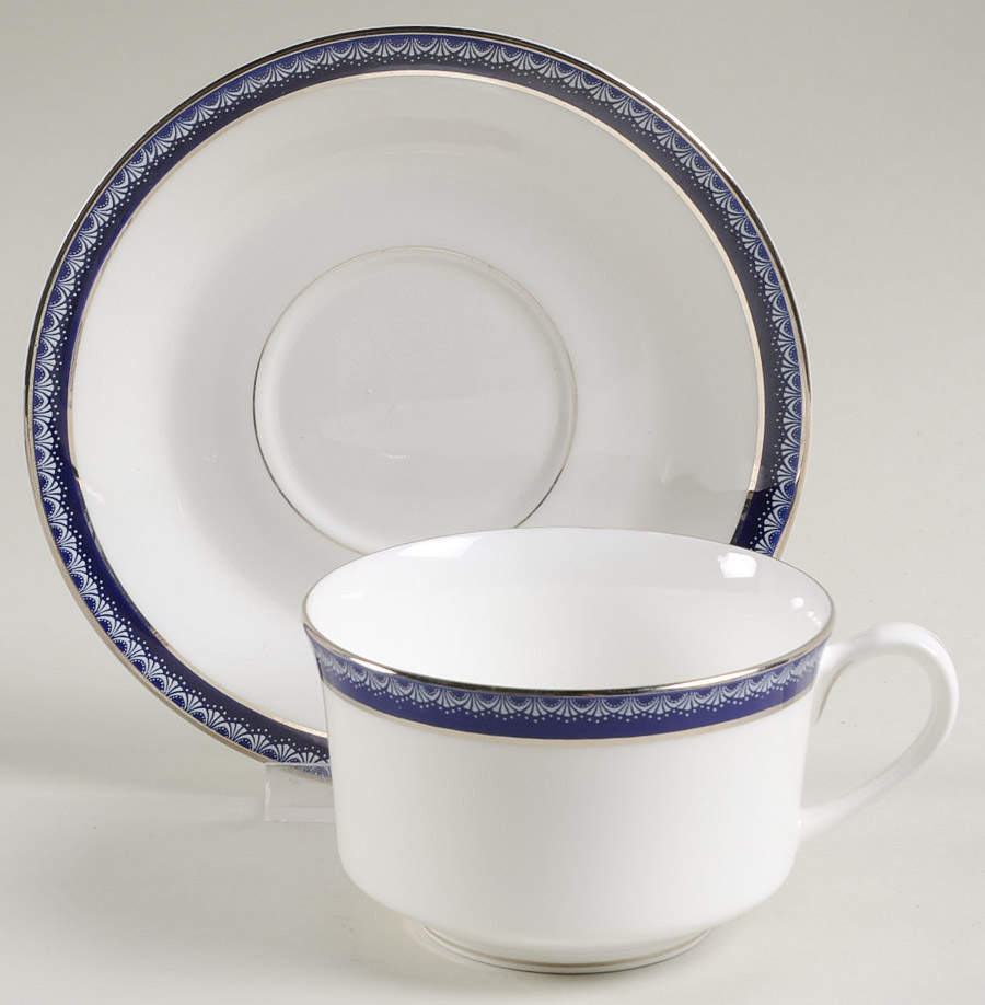 Avalon Firenze Flat Cup & Saucer Set by Royal Worcester-1