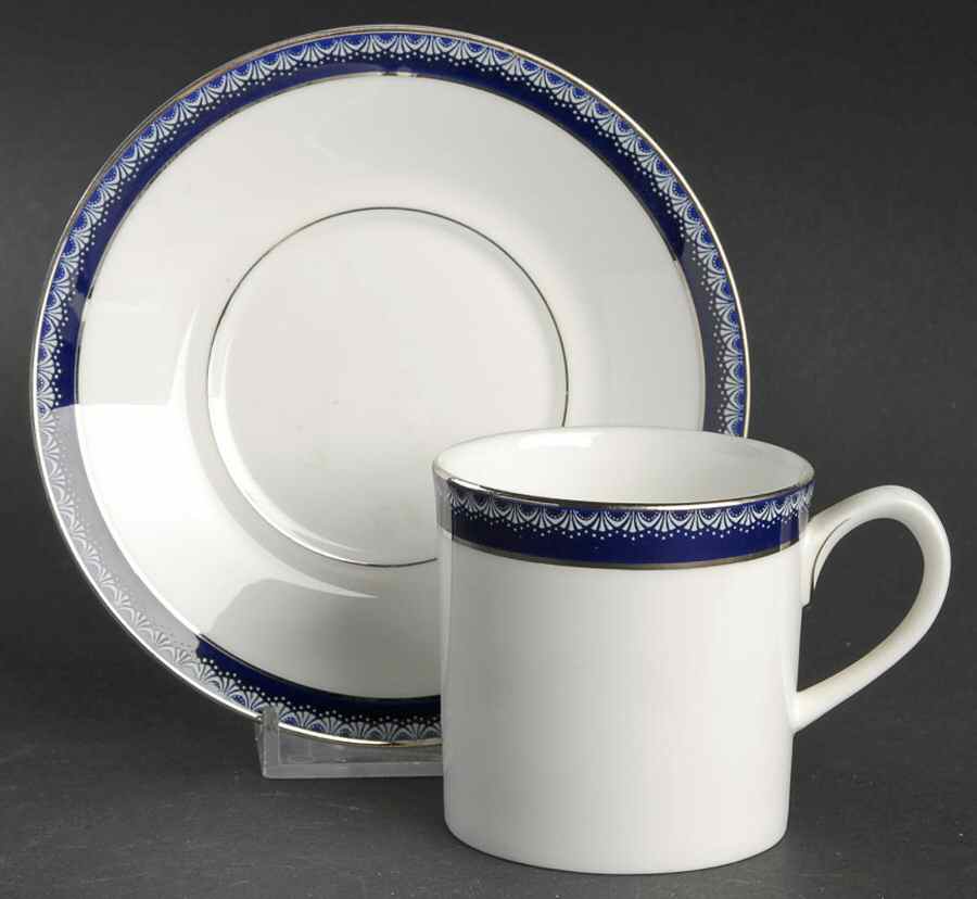 Avalon Firenze Flat Demitasse Cup & Saucer Set by Royal Worcester-1